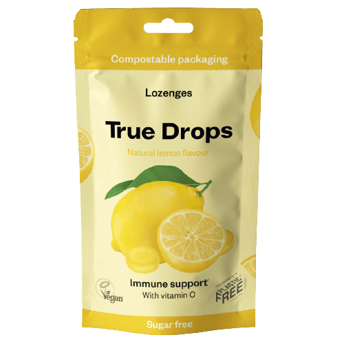 Pastille Gorge Citron Vitamine C True Gum Kazidomi