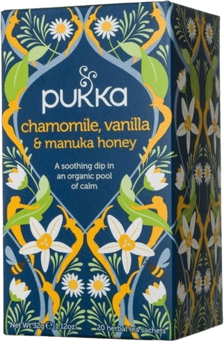 Tisane Pukka Camomille - Vanille et miel de manuka - Achat Pukka