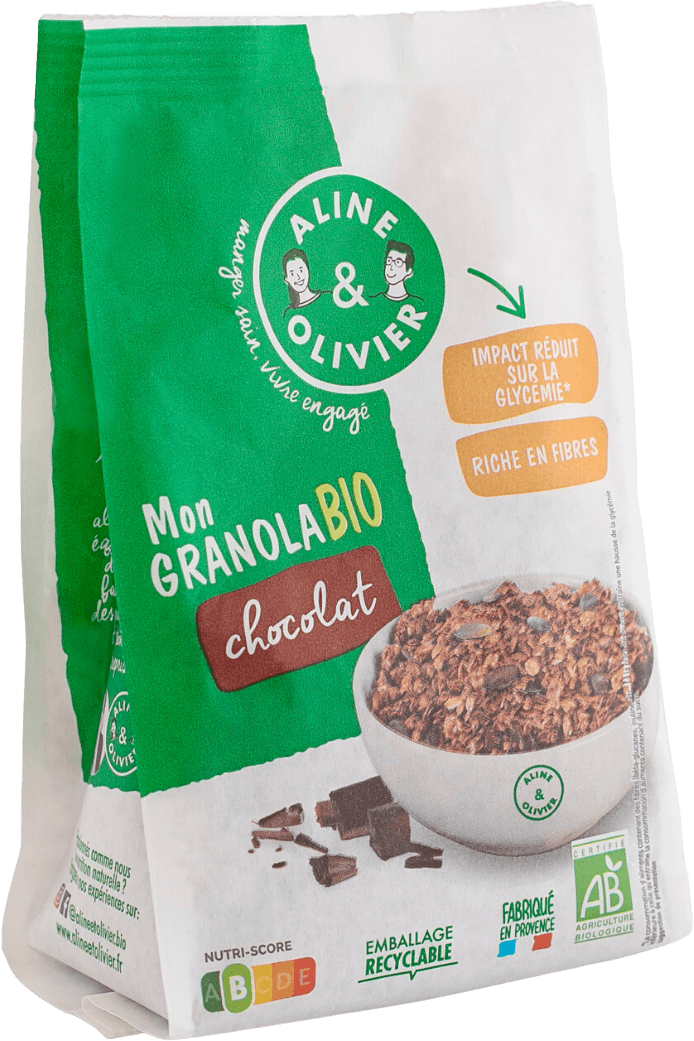 Buy healthy Lin Sesam granola Aline et Olivier