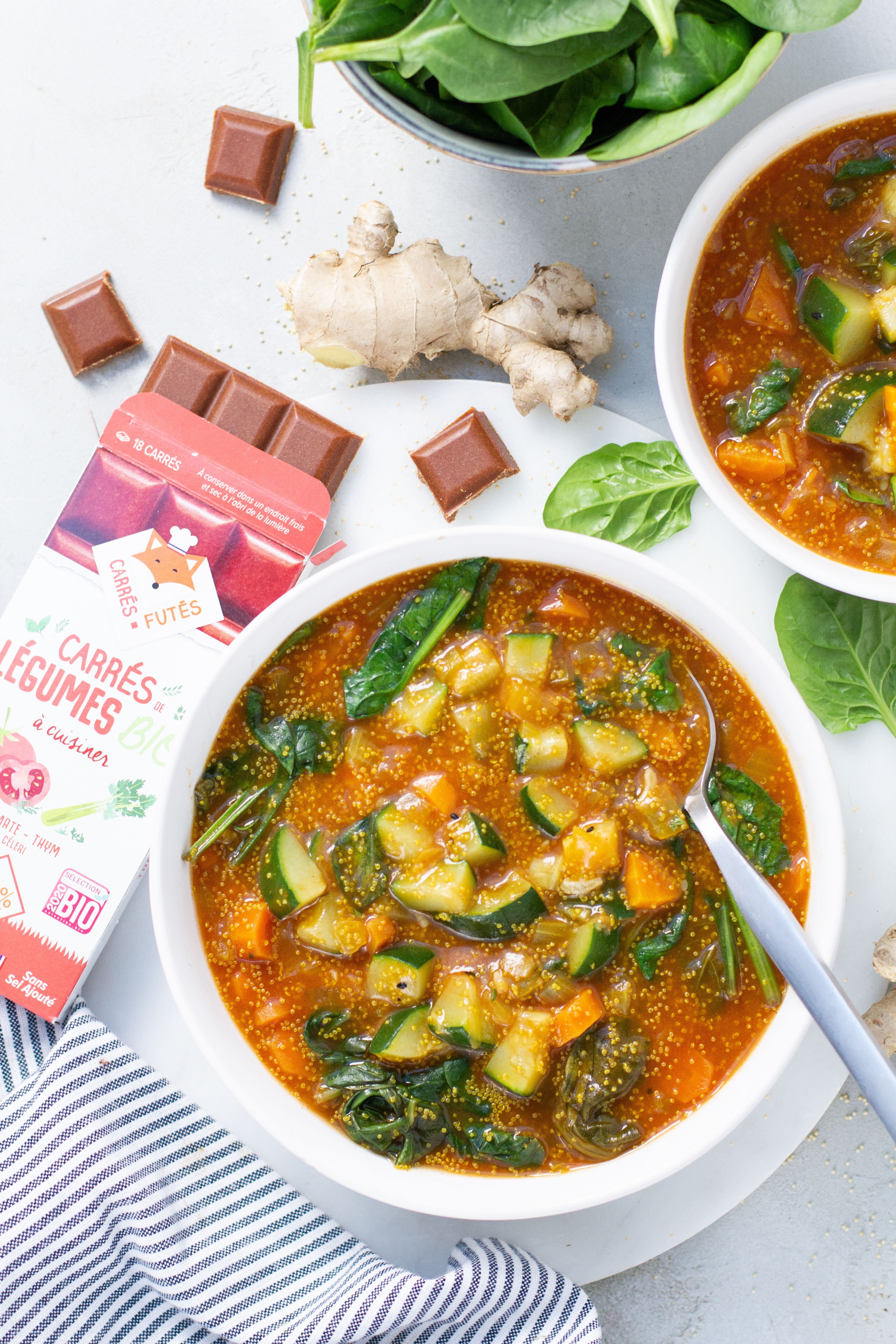 Soupe Superfood Au Curcuma Et A L Amarante Kazidomi