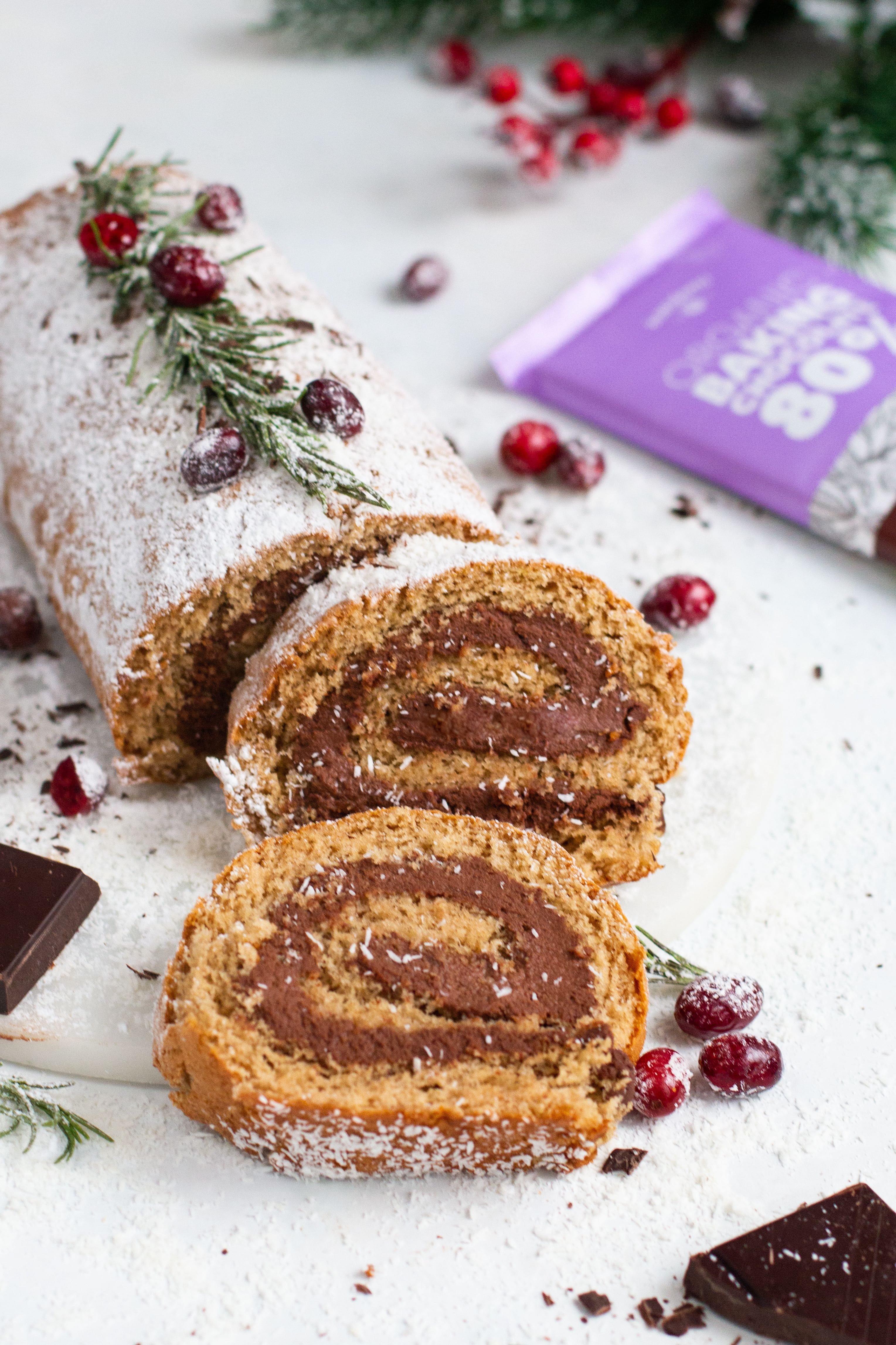 Buche De Noel Vegan Et Sans Gluten Kazidomi